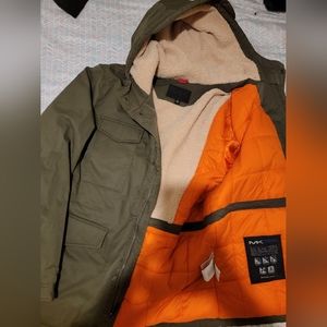 Michael Kors Mens Travel Engineered Coat in Olive